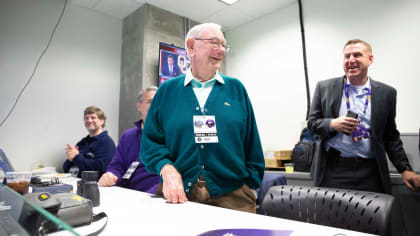 NFL Pioneer Recognized for 50 Years in Vikings Press Box