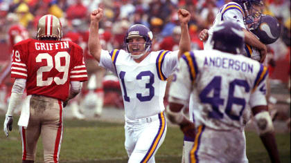 Vikings-49ers game echoes 1987 playoff matchup