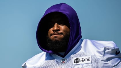 PHILADELPHIA, PA - SEPTEMBER 19: Minnesota Vikings dl Ross Blacklock (96)  looks on during the game