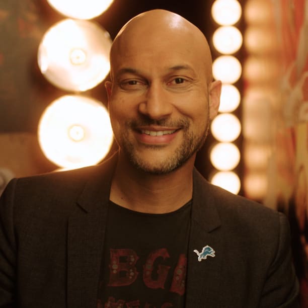 Keegan-Michael Key announces the Detroit Lions 46th pick during the 2022  NFL Draft on Friday, April 29, 2022, in Las Vegas. (AP Photo/Doug Benc  Stock Photo - Alamy