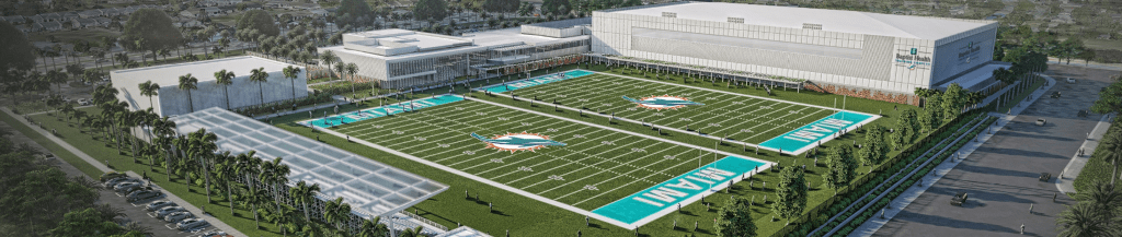 Miami Dolphins open training camp at Baptist Health Training Complex