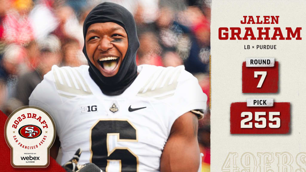 49ers Select LB Jalen Graham with the No. 255 Pick in the 2023 NFL Draft