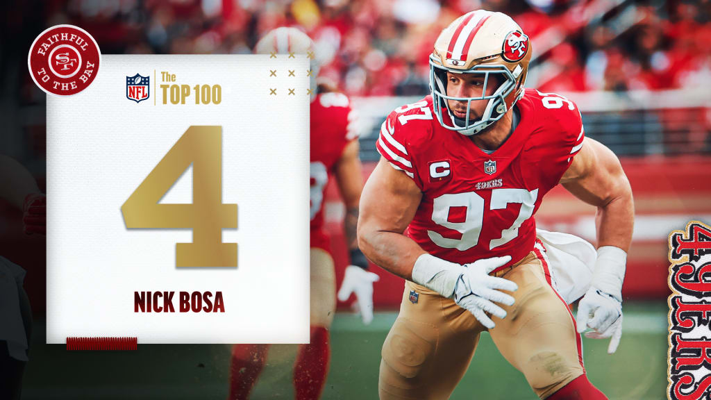 Nick Bosa Ranked No. 4 on NFL's 'Top 100 Players of 2023'