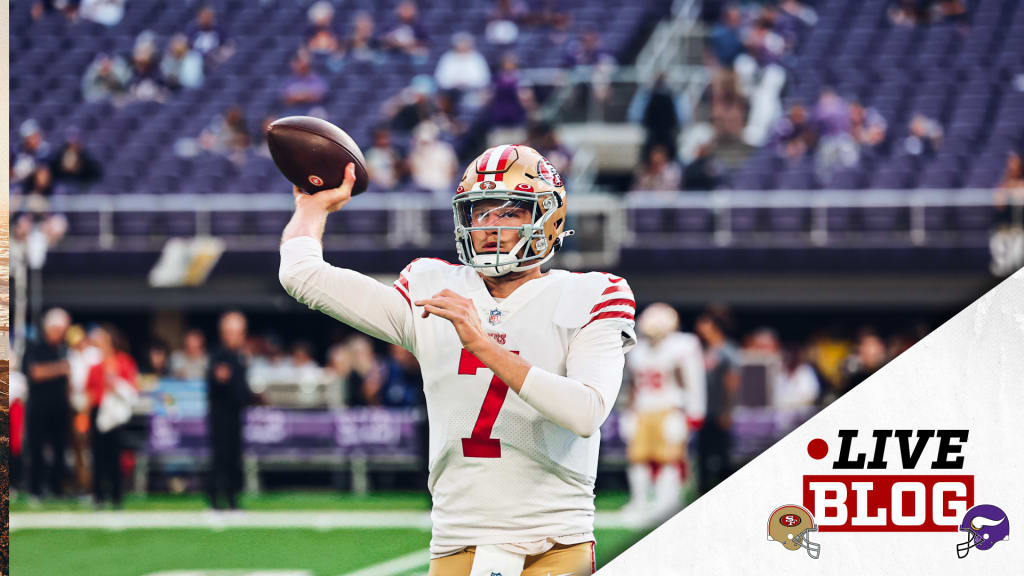 San Francisco 49ers vs. Minnesota Vikings: Five Niners To Watch Tonight, News, Scores, Highlights, Stats, and Rumors