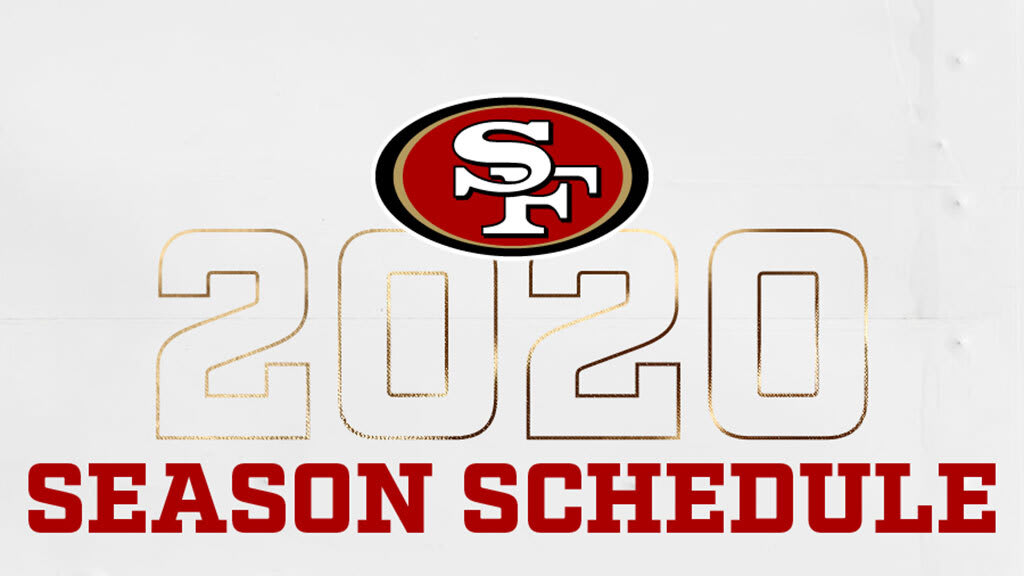 49ers schedule 2020 printable