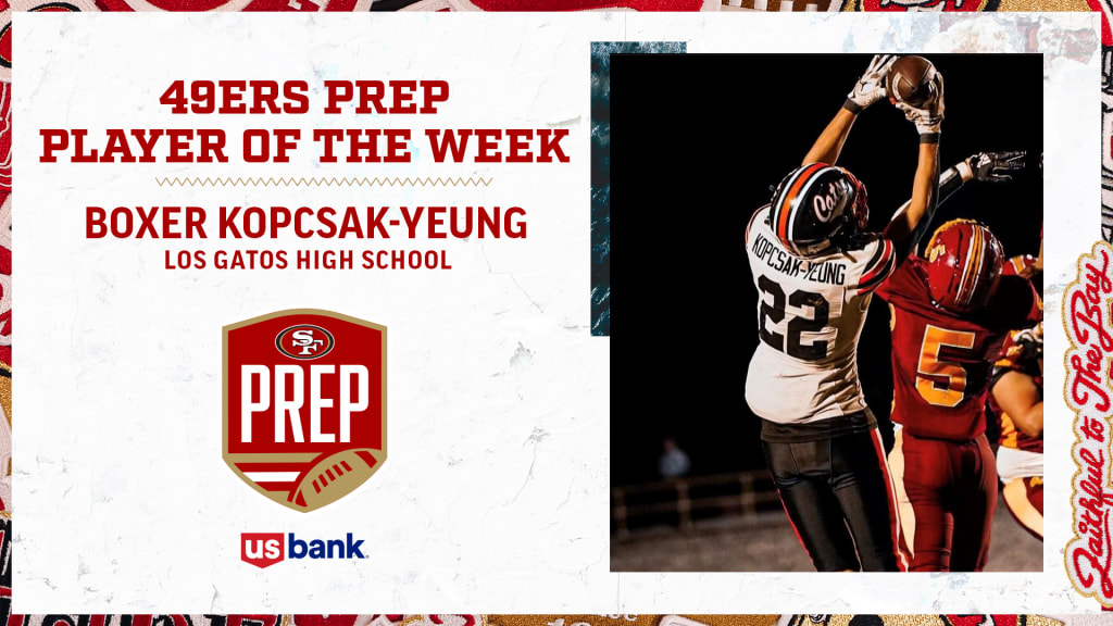 49ers PREP Selects Boxer Kopcsak-Yeung as Player of the Week