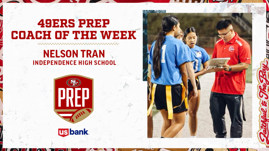 49ers PREP Selects Nelson Tran as Coach of the Week