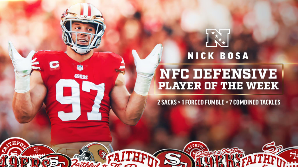 Nick Bosa Named NFC Defensive Player of the Week