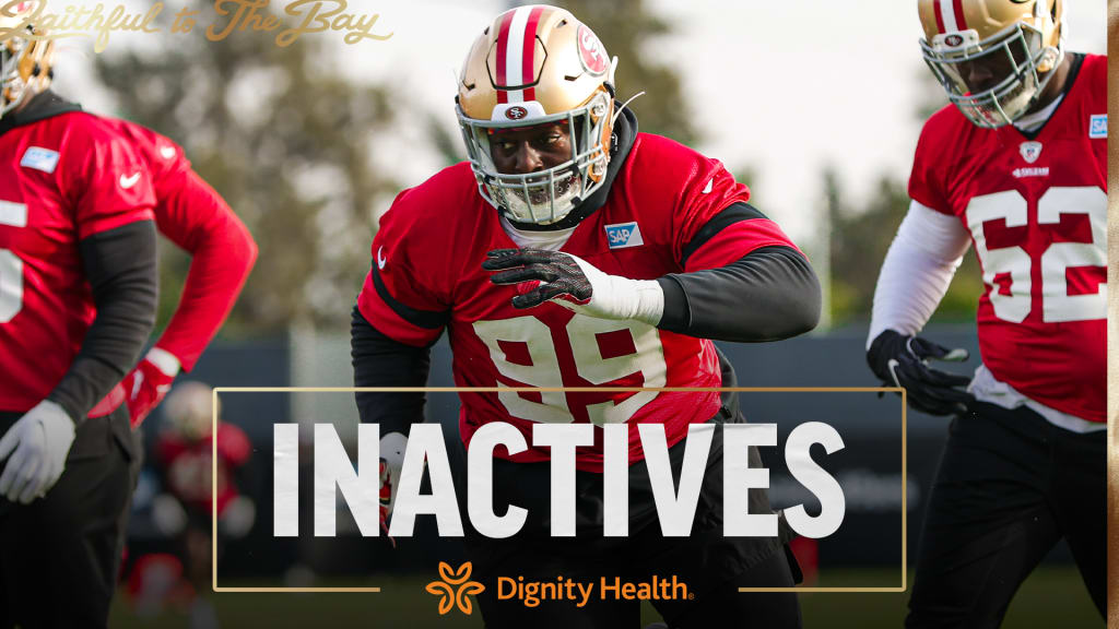 49ers vs. Rams inactives: What NFL injury report says and who is not  playing in Week 2 - DraftKings Network