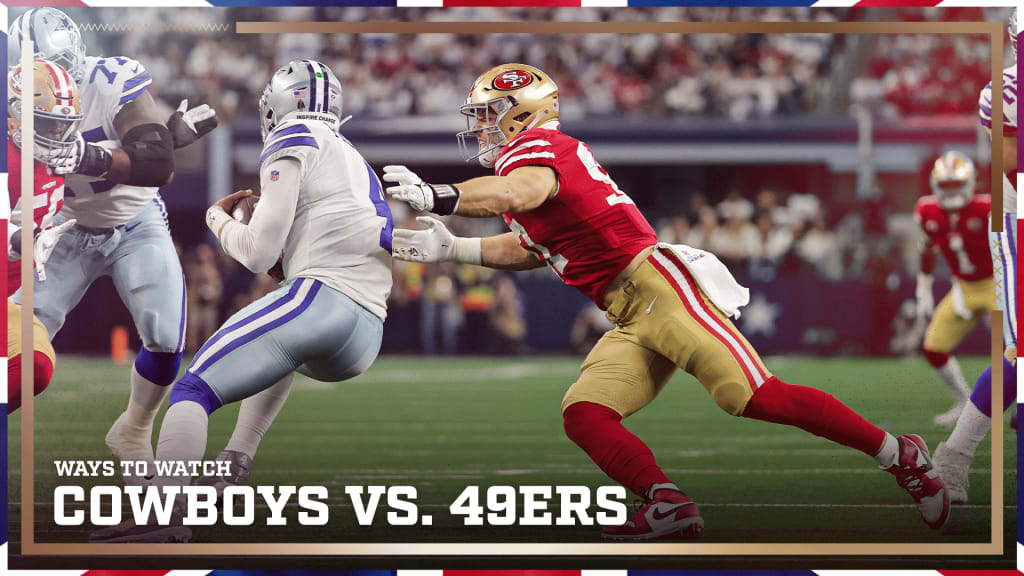Ways to Watch and Listen in the UK: Cowboys vs. 49ers Divisional Round