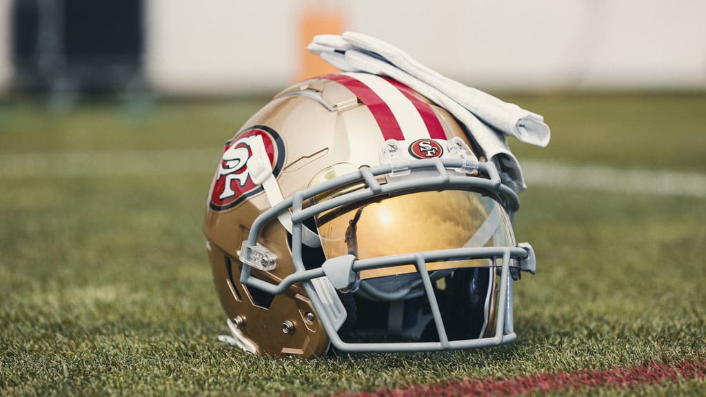 49ers best sale helmet visor