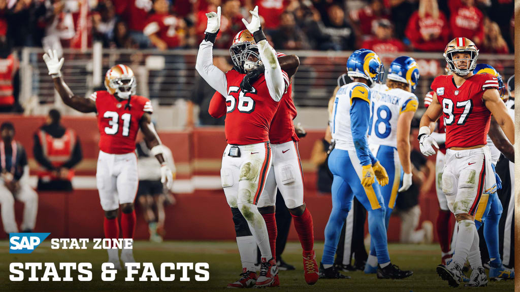 49ers Begin the Season 4-0 in NFC West; Stats and Facts from #SFvsAZ