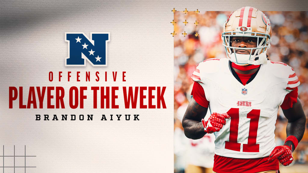 Brandon Aiyuk named NFC Offensive Player of the Week - Sactown Sports