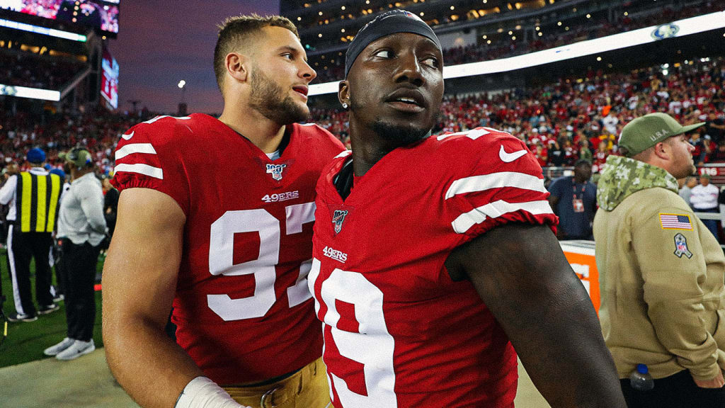 Top San Francisco 49ers Deebo Samuel Nick Bosa George Kittle Jimmy