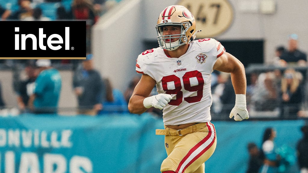 SANTA CLARA, CA - DECEMBER 11: San Francisco 49ers tight end Charlie Woerner  (89) during pregame warmups before an NFL game between the San Francisco  49ers and Tampa Bay Buccaneers on December