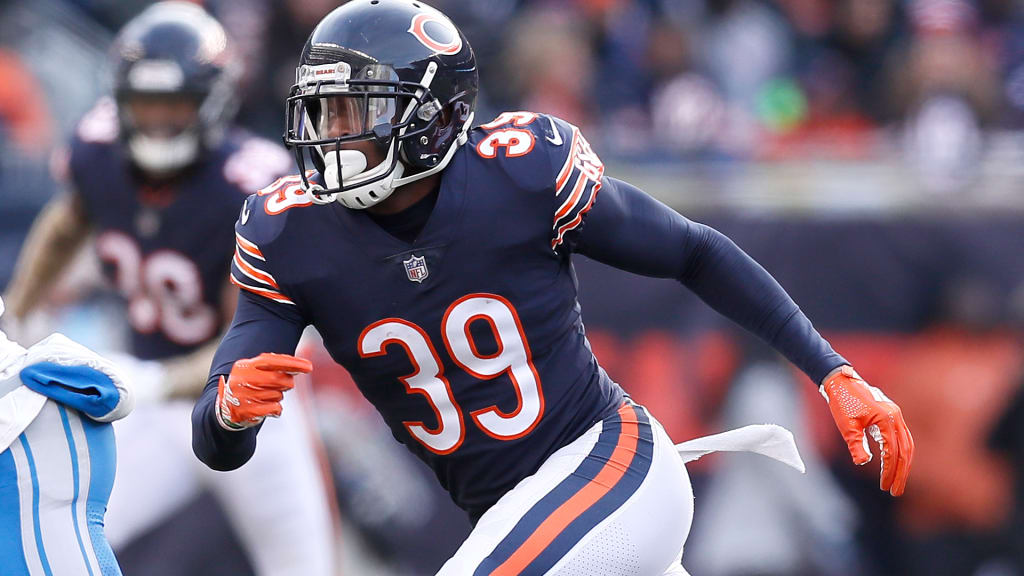 Willie Gault of the Chicago Bears celebrates a touchdown during an