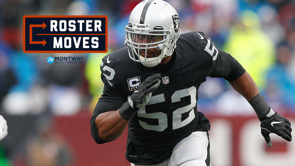 Khalil Mack: Chicago Bears trade veteran pass rusher to Los