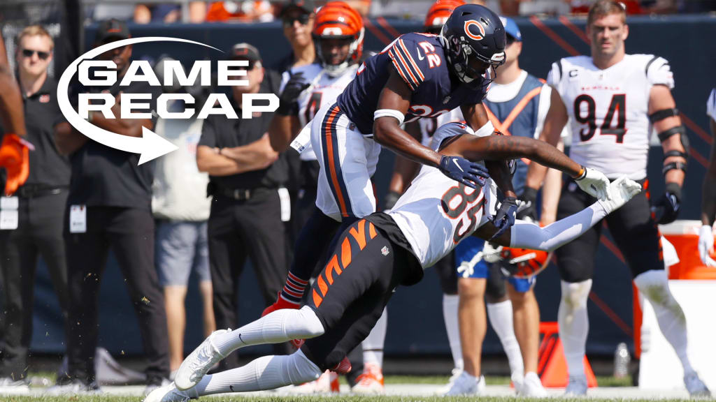 Chicago Bears edge Cincinnati Bengals 20-17 in Week 2, improve to