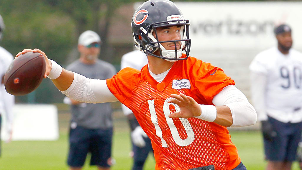 Chicago Bears training camp schedule is seen at NFL football practice in  Lake Forest, Ill., Thursday, July 29, 2021. (AP Photo/Nam Y. Huh Stock  Photo - Alamy