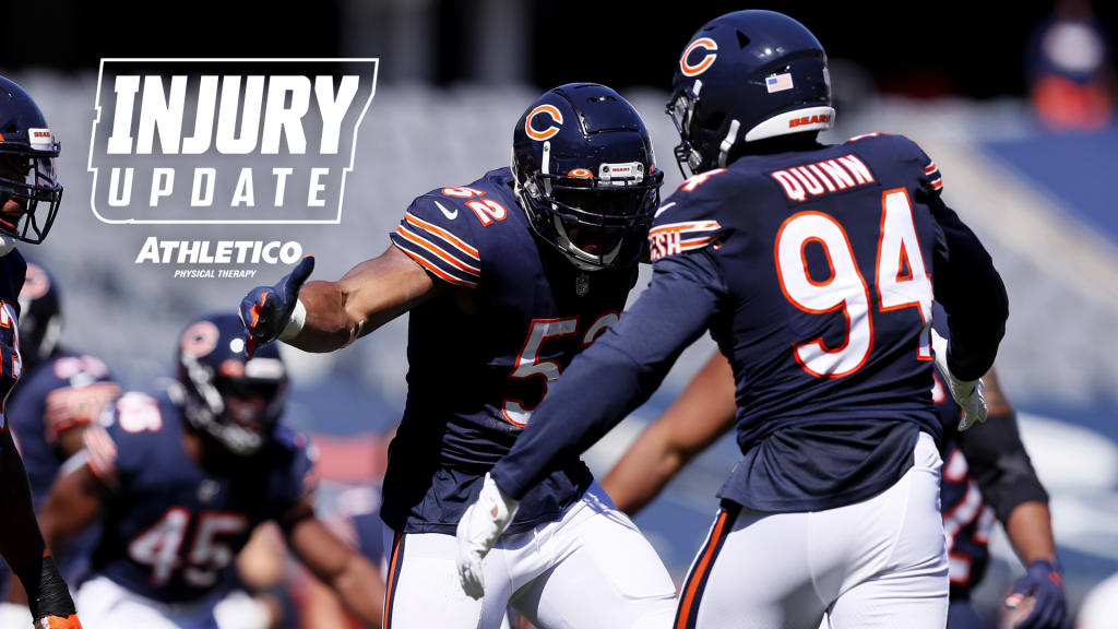 Bears Saturday Injury Report Week 9: OLB Khalil Mack, Three Others