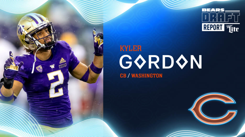 NFL on X: With the No. 39 overall pick in the 2022 @NFLDraft, the  @ChicagoBears select Kyler Gordon! 