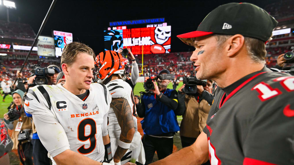 Bengals-Bucs features first meeting between Joe Burrow, Tom Brady