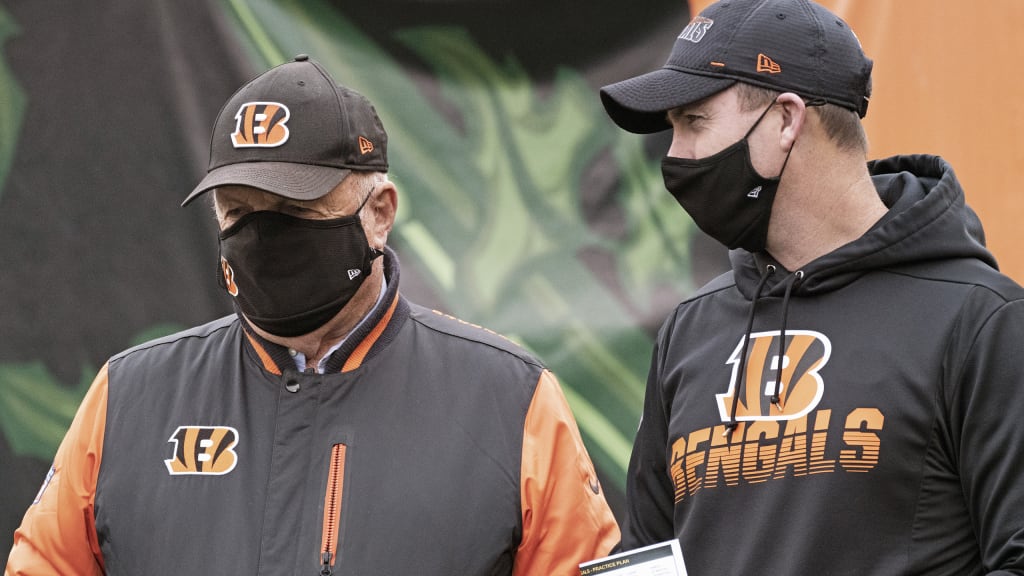 Cincinnati Bengals owner Mike Brown and head coach Zac Taylor with