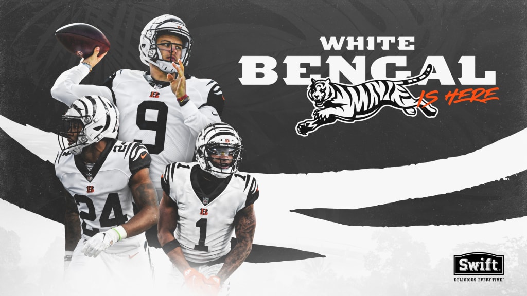 Bengals to rock all-white uniforms vs. Dolphins