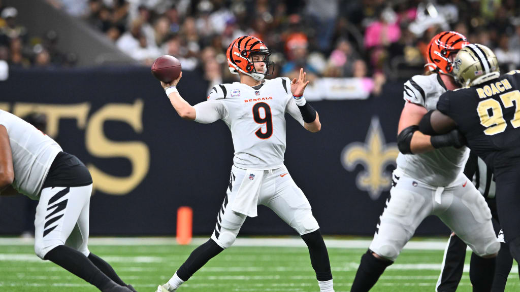 Joe Burrow throws for 345 yards during Bengals-Falcons first half