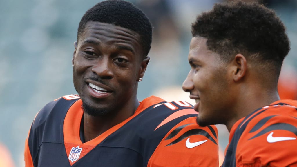 Wide receiver A.J. Green will play in his first game with head coach Zac  Taylor