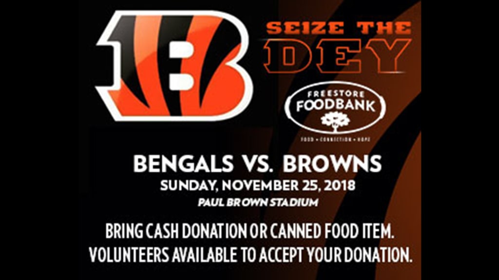 Bengals And Freestore Foodbank Host Canned Food Drive This Sunday