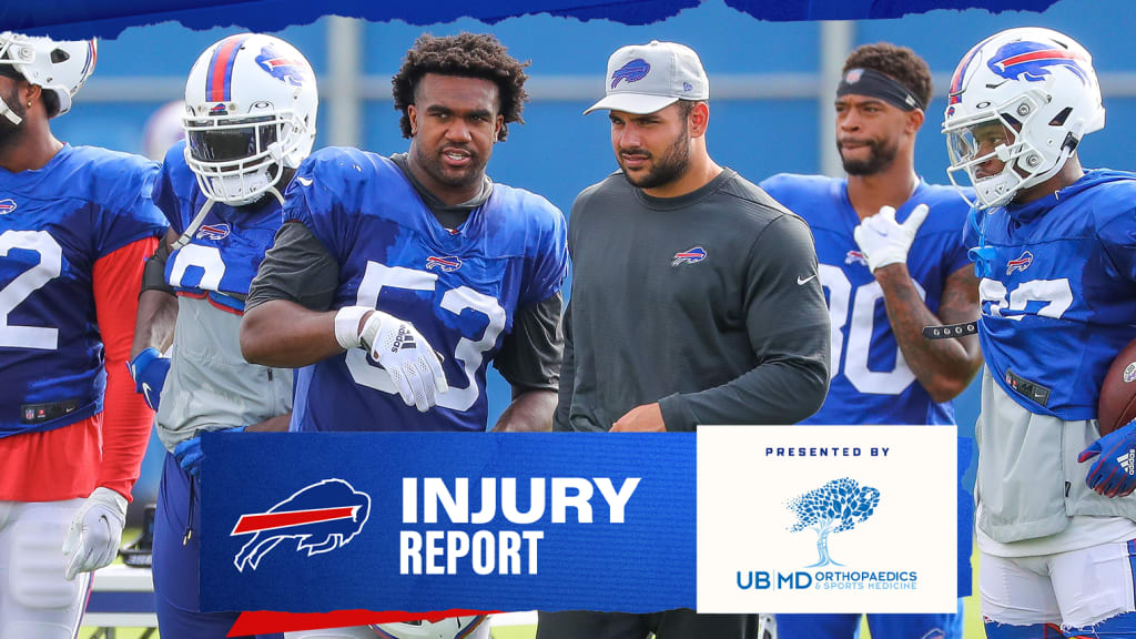 Matt Milano doesn't practice Wednesday; Bills have lengthy injury report  ahead of Chiefs game 