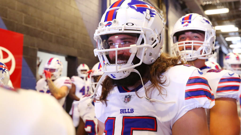 Buffalo Bills wide receiver Jake Kumerow (15) plays against the