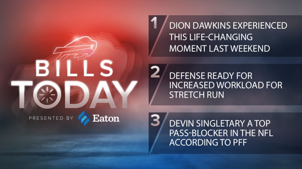 Bills Today  Dion Dawkins experienced this life-changing moment