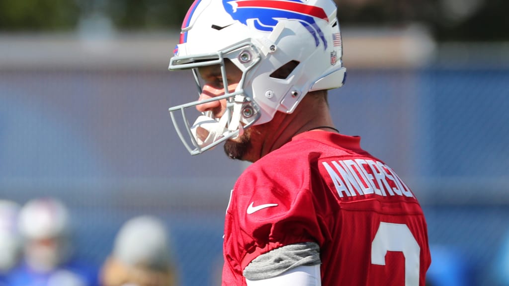 Josh Allen returns to practice, Derek Anderson officially