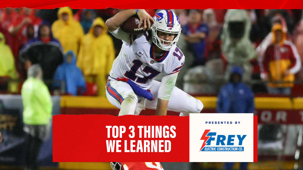 Top 3 things we learned from Bills vs. Chiefs