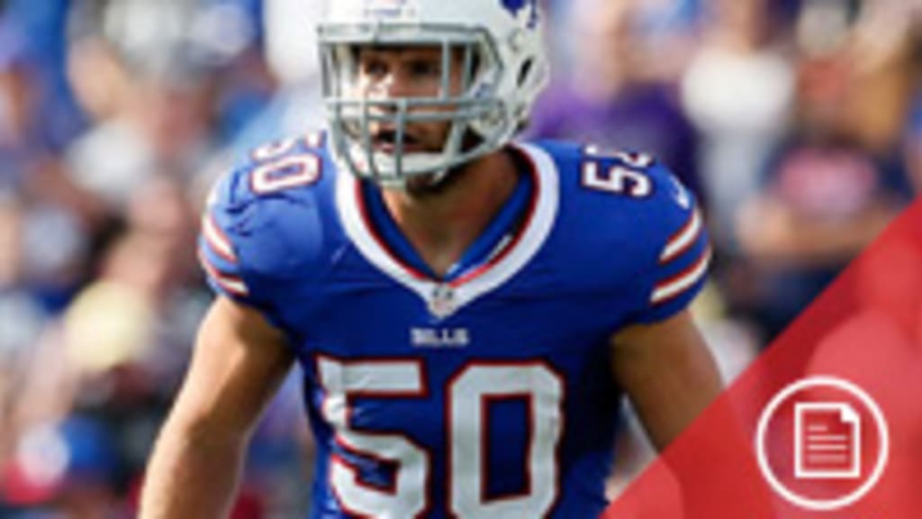 14 September 2009. Bills Defensive End Aaron Schobel (94) with a