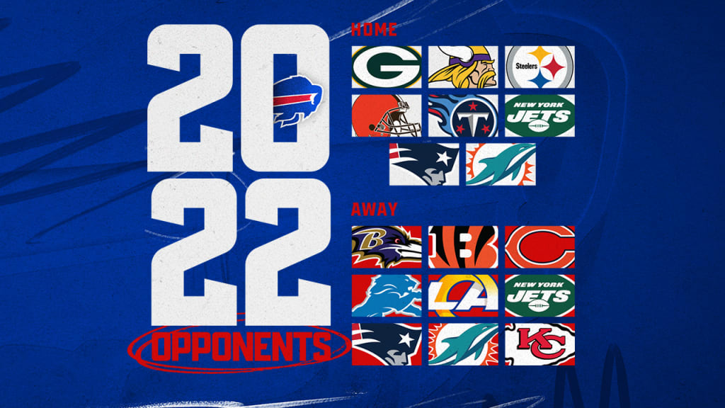 Kansas City Chiefs 2022 2023 Schedule Bills' Opponents For 2022 Finalized