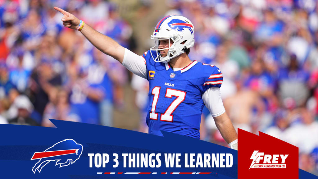 NFL scores and more, Week 6: 32 things we learned; Bills beat Chiefs