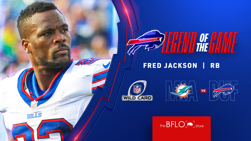 Fred Jackson announced as the Bills Legend of the Game