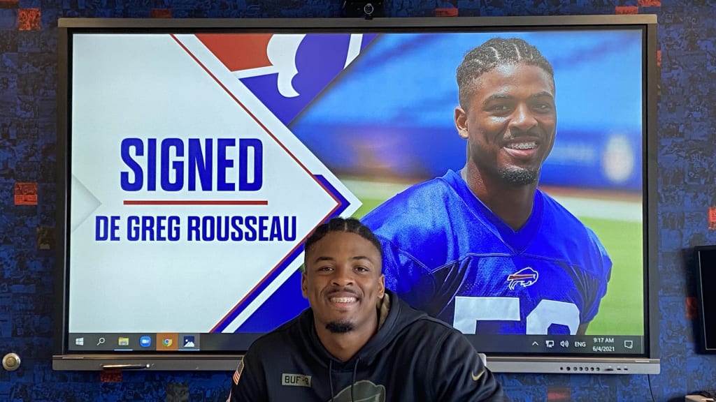 Bills Sign First-Round DE Gregory Rousseau