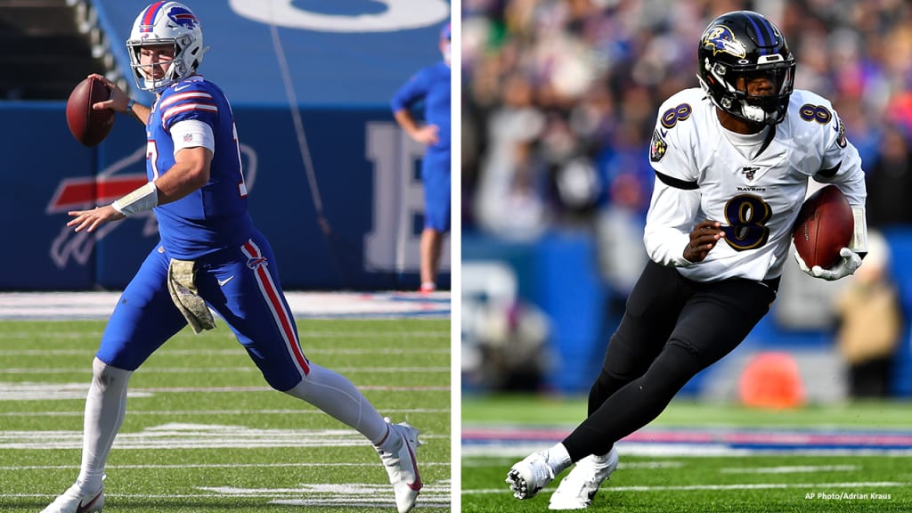 Ravens-Bills: Lamar Jackson, Josh Allen set to take center stage