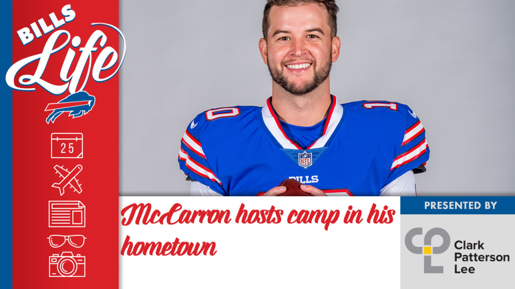 Bills Life: McCarron hosts camp in his hometown