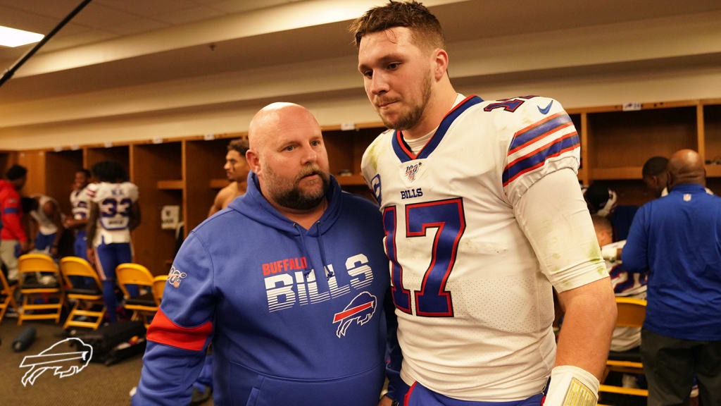 Watch: Josh Allen gets emotional in postgame locker room speech