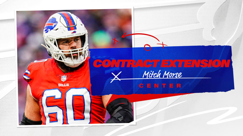 Buffalo Bills PR on X: The @buffalobills and C Mitch Morse have agreed on  a two-year contract extension (through 2024).  / X