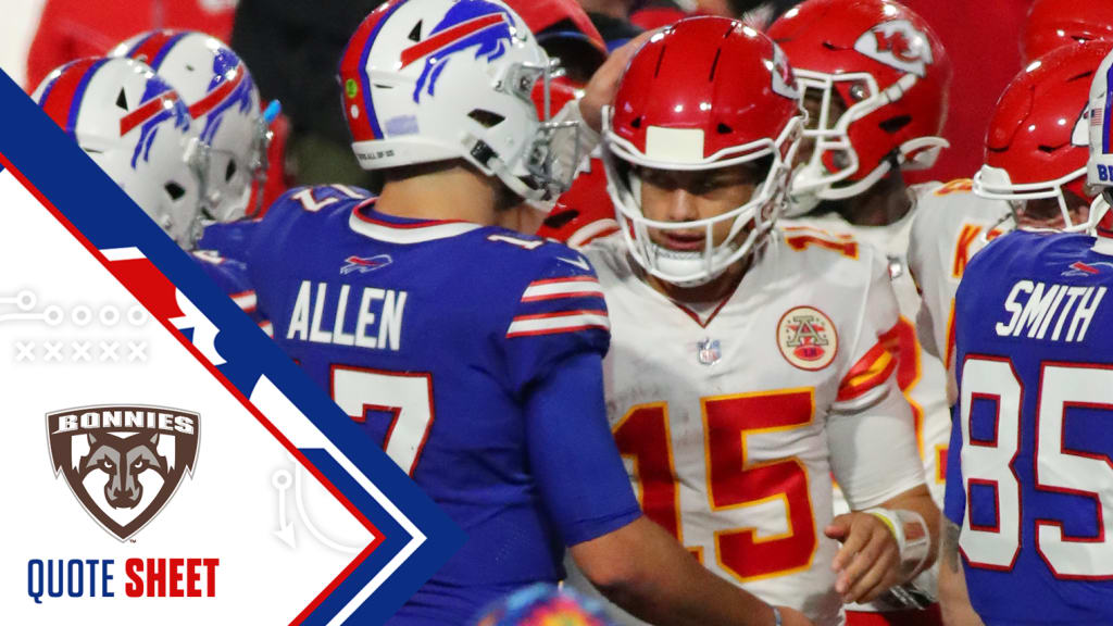Josh Allen is not going to let Sunday's AFC Championship be too big for him