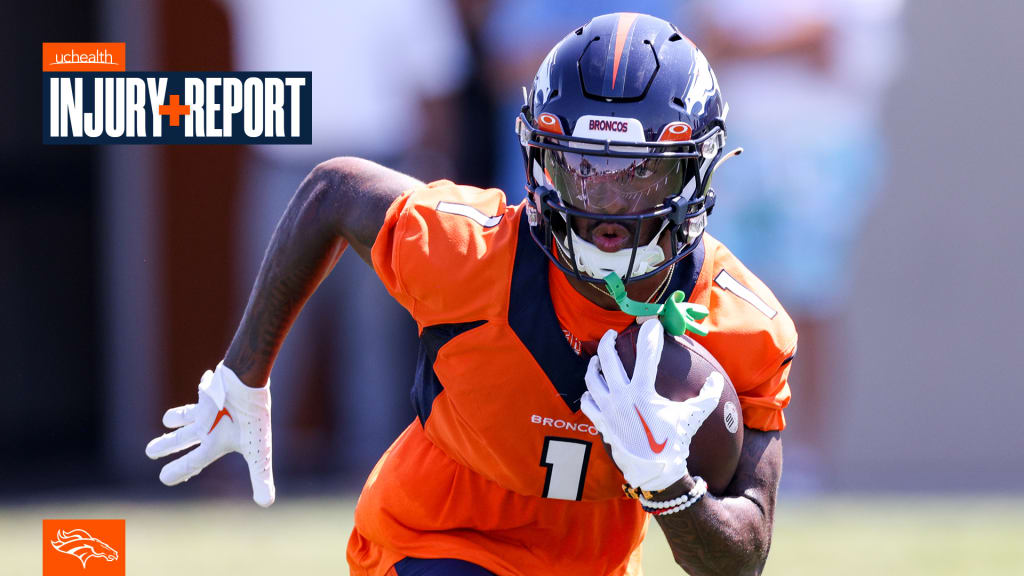 Broncos WR K.J. Hamler switches to No. 1; rookie CB Patrick