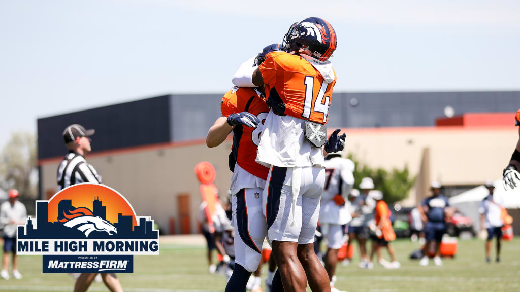 Ex-SMU WR Courtland Sutton replacing the spectacular with the steady at  this year's Broncos training camp