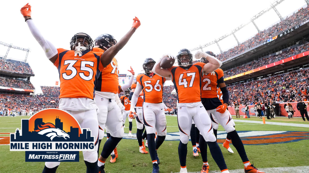 Even the sky at Mile High favors the Broncos!!!  Denver broncos, Denver  broncos football, Go broncos