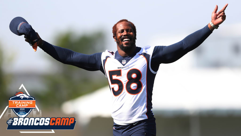 Von Miller of Broncos takes on new roles at first youth football camp